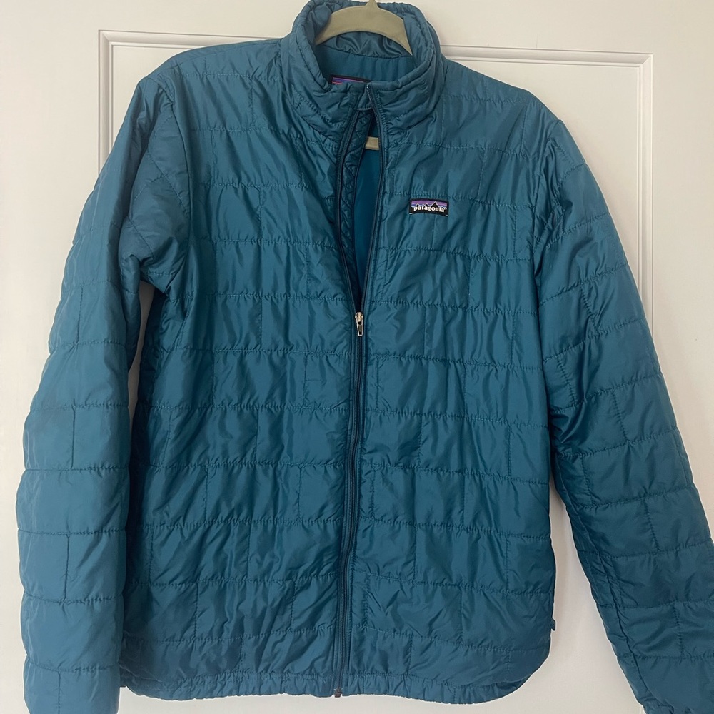 Patagonia Blue Puffer Jacket Lightweight Insulated